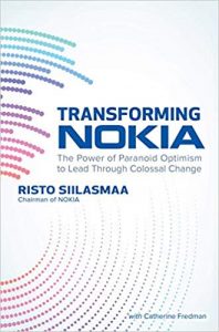 Micronaut and DevOps - Related Book - Transforming Nokia by Risto Siilasmaa
