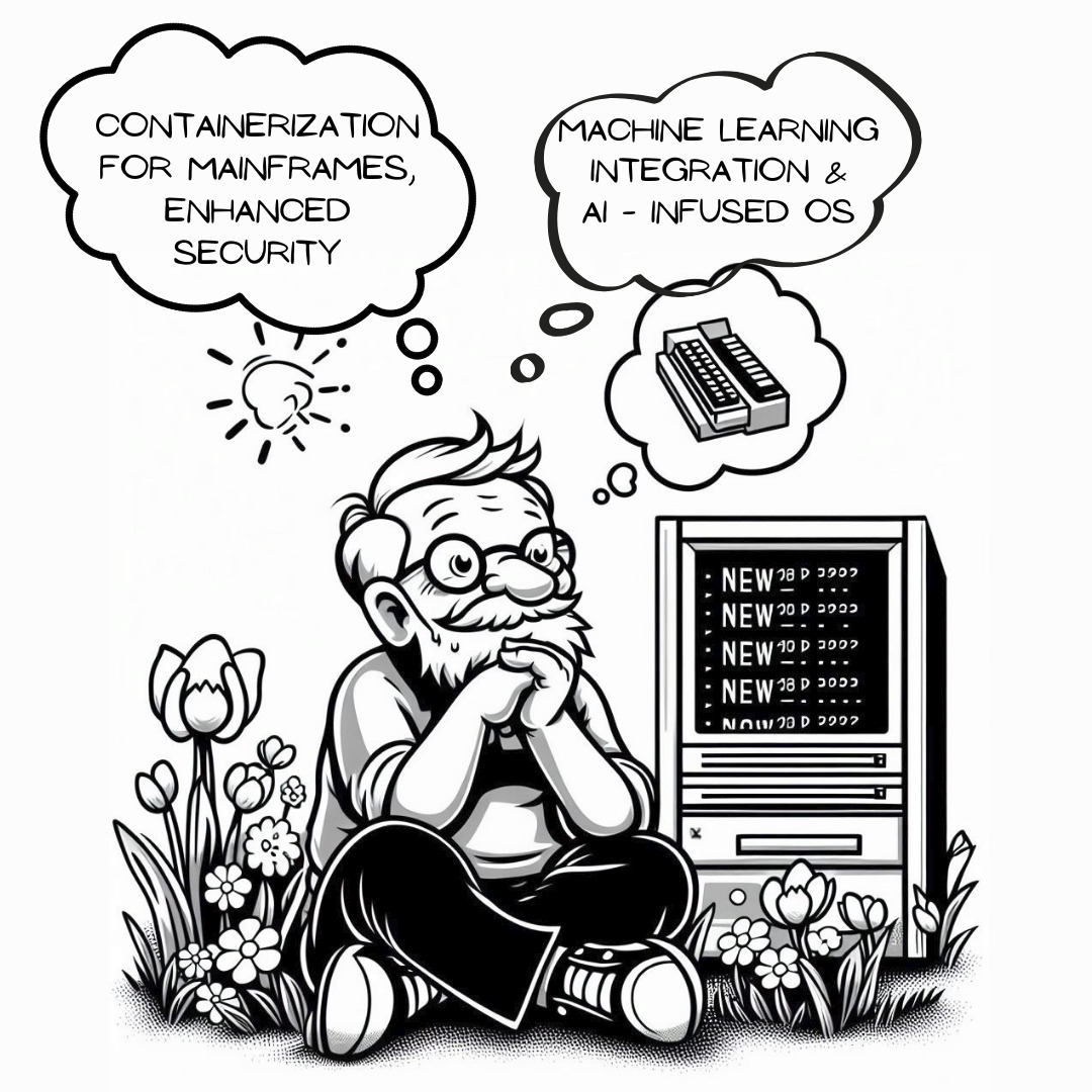 Mighty Mainframe Illustration