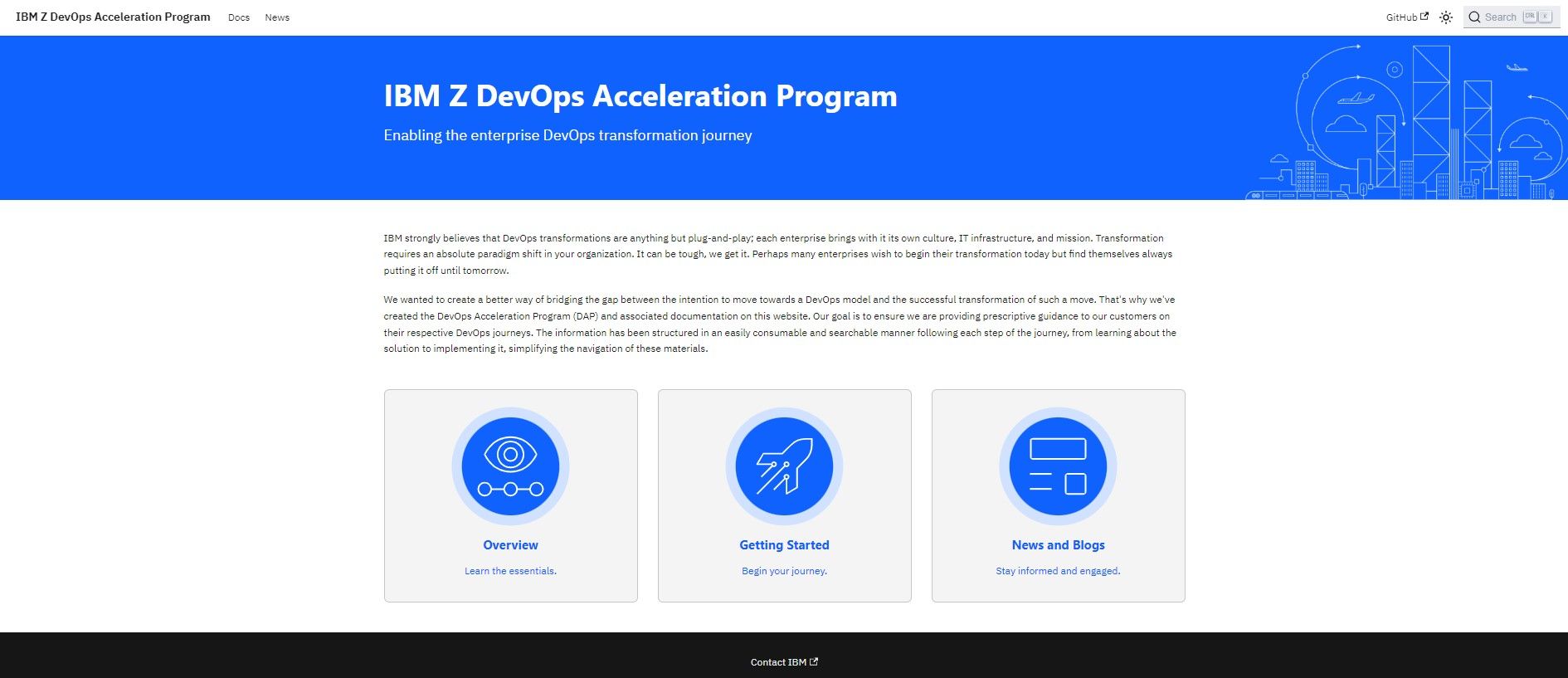 IBM z DevOps Acceleration Program