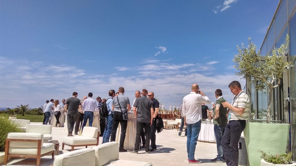 People at QED conference