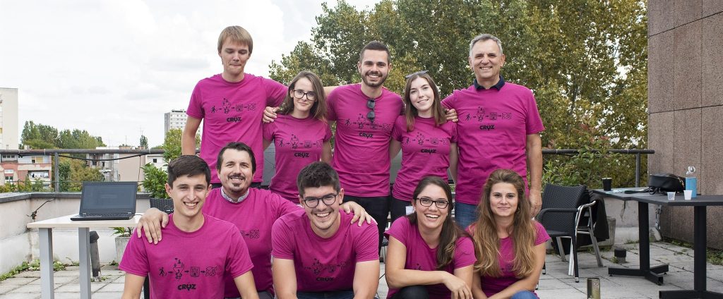 Data team at summer internship at CROZ