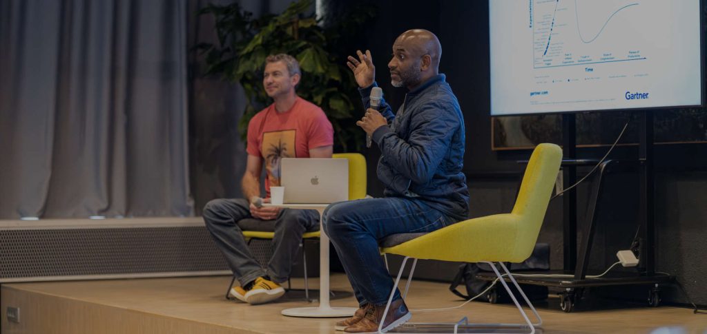 Kelsey Hightower presenting at QED 2024