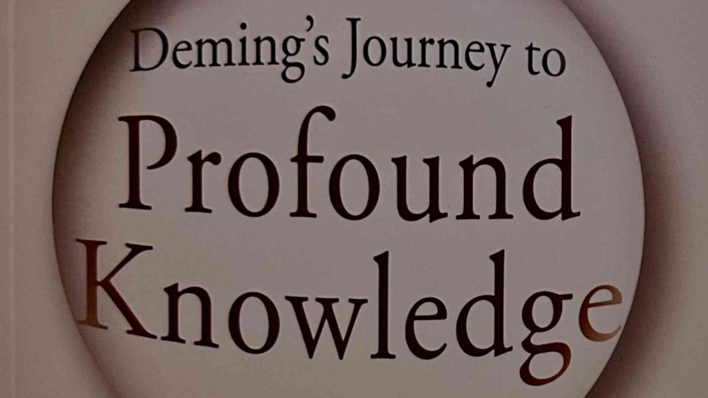 Deming's Journey to Profound Knowledge Book