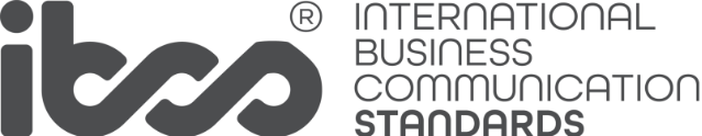 International business communication standards logo