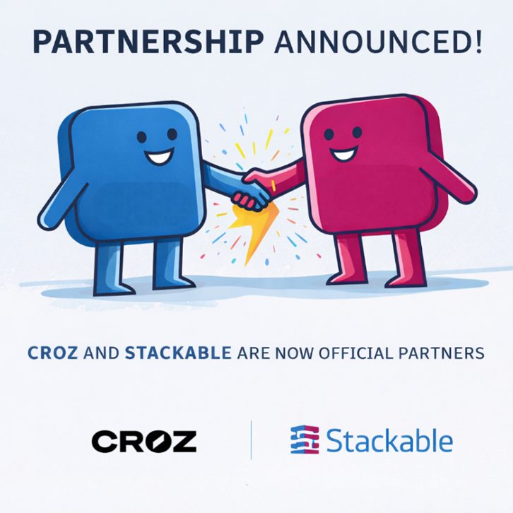 CROZ forms new partnership with stackable goofy image