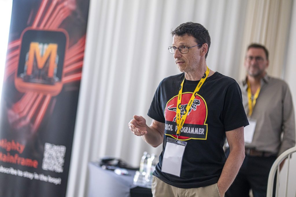 Thomas Liechti at last years mighty mainframe conference