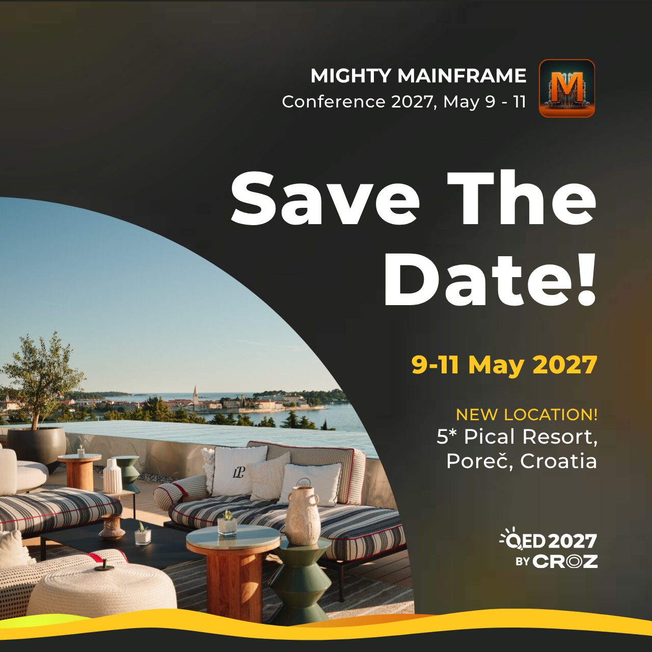mighty mainframe conference 2027 save the date visual